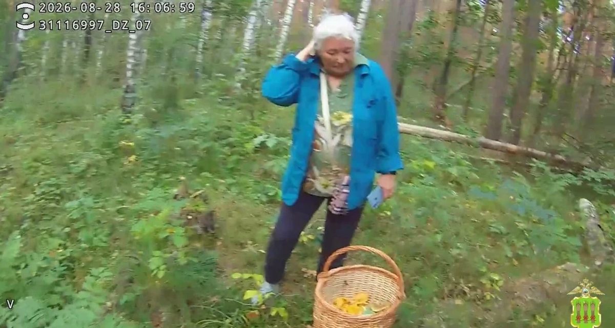 В Пензе полицейские нашли 80-летнюю женщину в лесу по стуку палкой и сирене